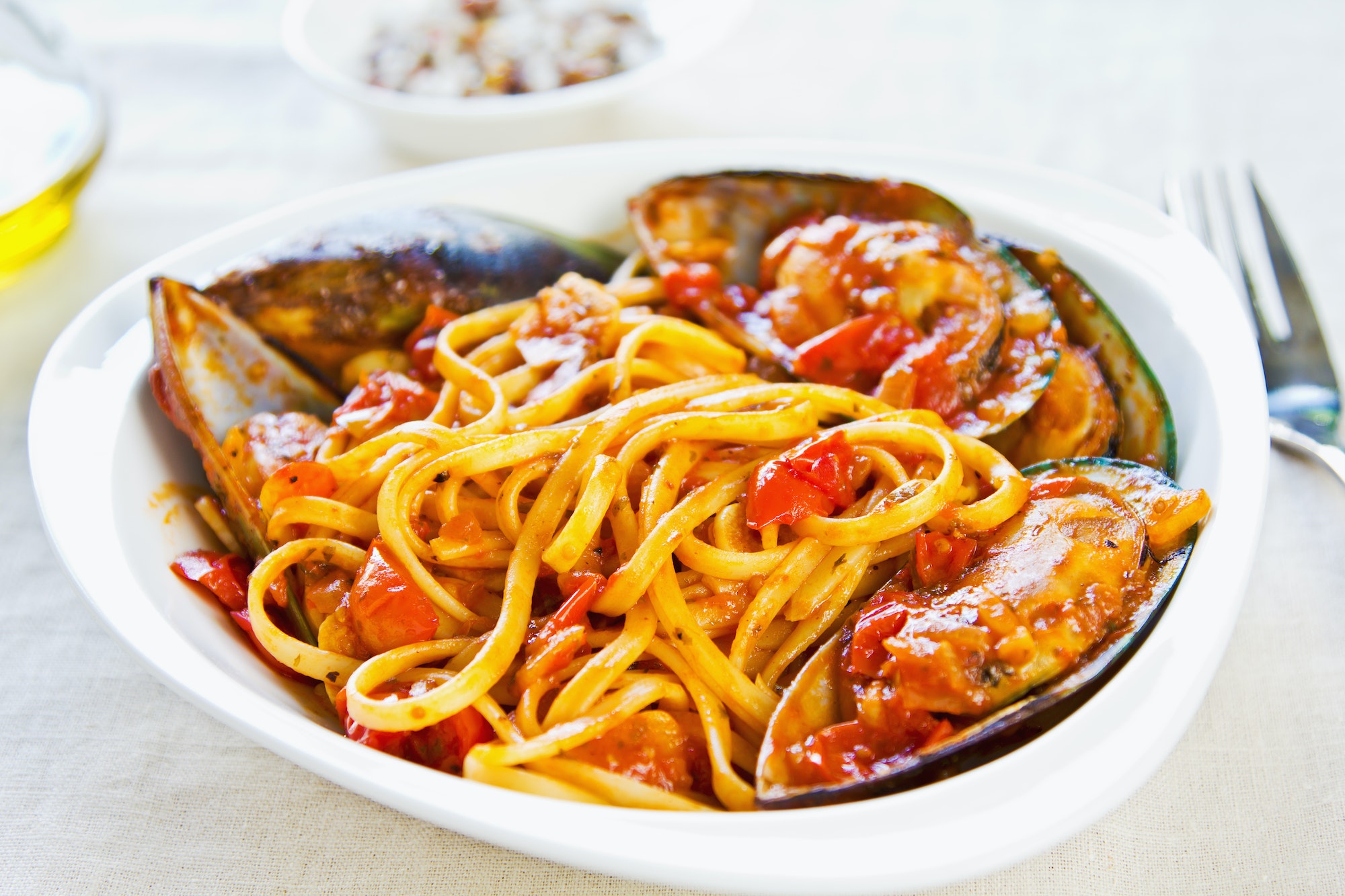 Seafood pasta